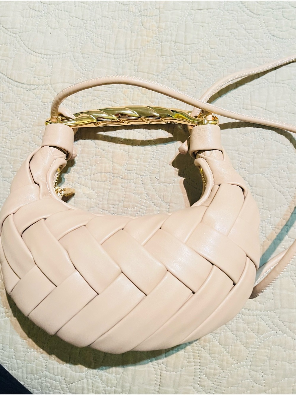 JW PEI Orla Weave Handbag - Almond